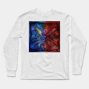 Red vs blue Long Sleeve T-Shirt